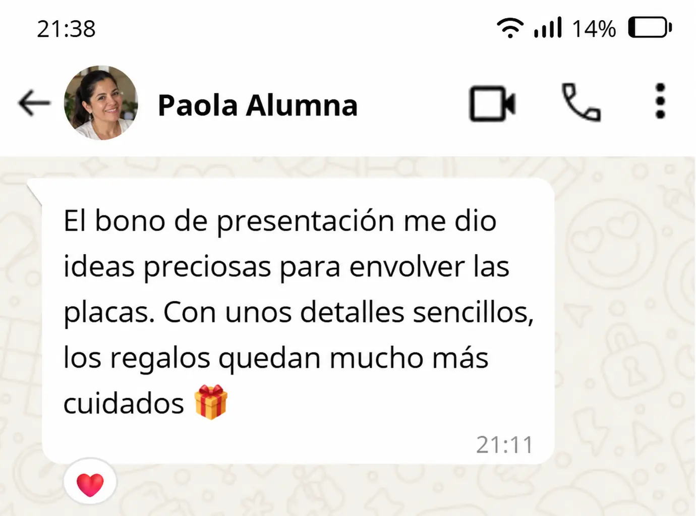 Testimonio de clienta 5